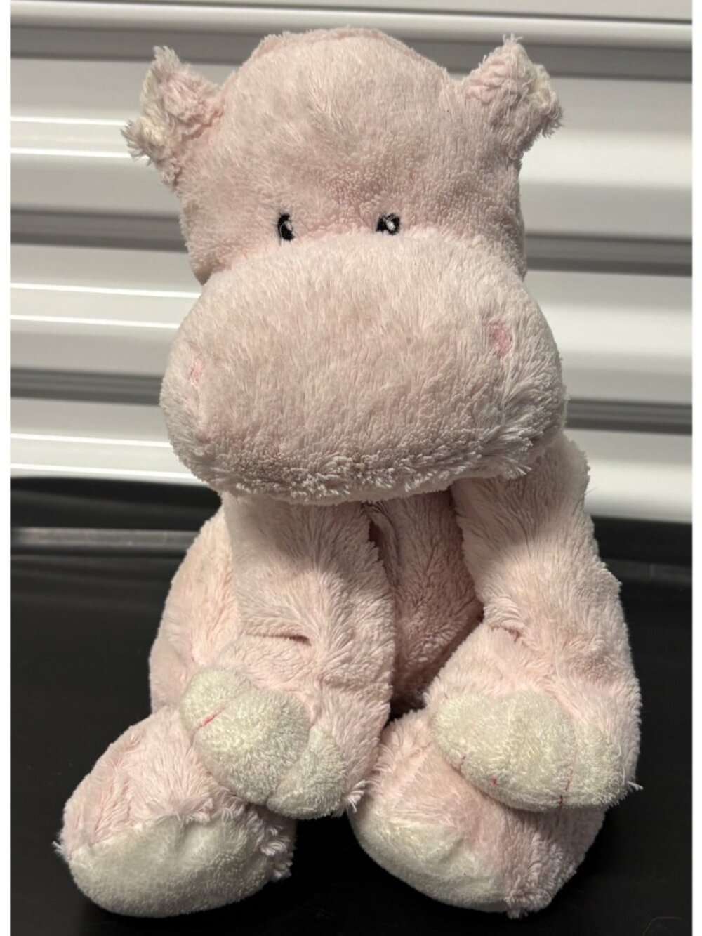 Toys "R" Us Pink Plush Hippo Hippopotamus Stuffed Animal Toy 12" Animal Alley